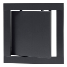 Anthracite Access Panel 150mm x 150mm ABS Plastic Hatch Door