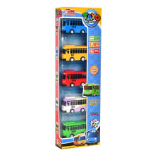 (S 5PCS) Tayo Little Bus Toy Set,little Bus Tayo Car Toy Set,pull Back Mini Cars Toy For Kids