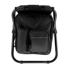 (black) 2 in 1 Folding Rucksack Stool Bag with Fish chair
