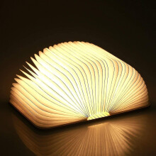 Wooden Folding Book Light, Magnetic Led Book Light, Night Light, Usb Charging Desk Lamp