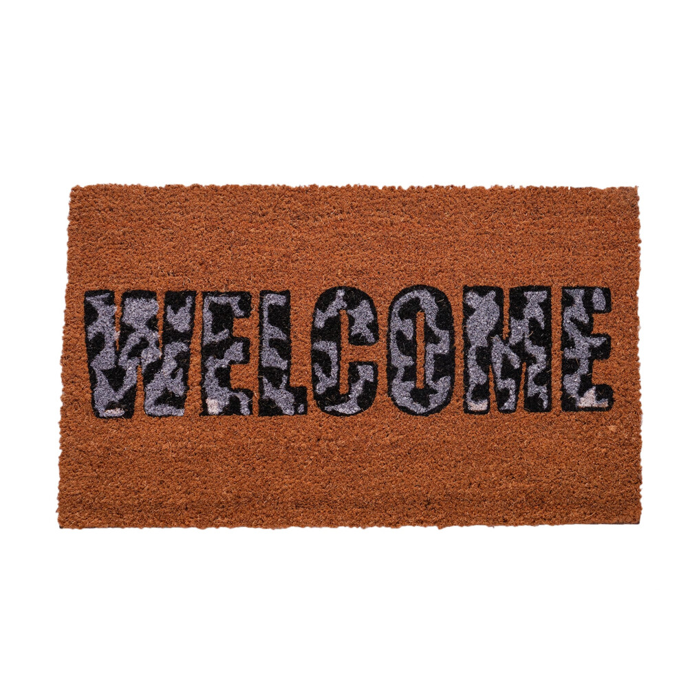 (7) Doormats Non Slip Natural Coir Indoor Outdoor Home