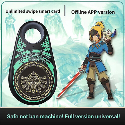 (Black - Green) Unlimited Amiibo Link Bluetooth Key App Supported For Zelda Splatoon 3 2