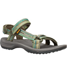 (4 UK, Burnt Olive) Teva Womens Terra FI Lite Adjustable Summer Outdoor Walking Flip Flops Sandals