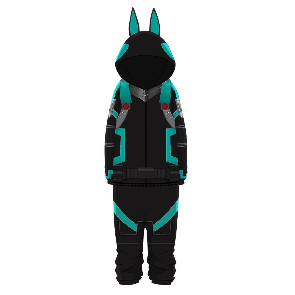 (B, Xl) Anime My Hero Academia Cosplay Costume Deku Bakugou Katsuki Todoroki Shoto Bodysuit Unisex Home Wear Pajamas Not,Specified