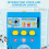 (Blue) Children's Interactive Vending Machine Toy Drink Machines With Music And Light 2