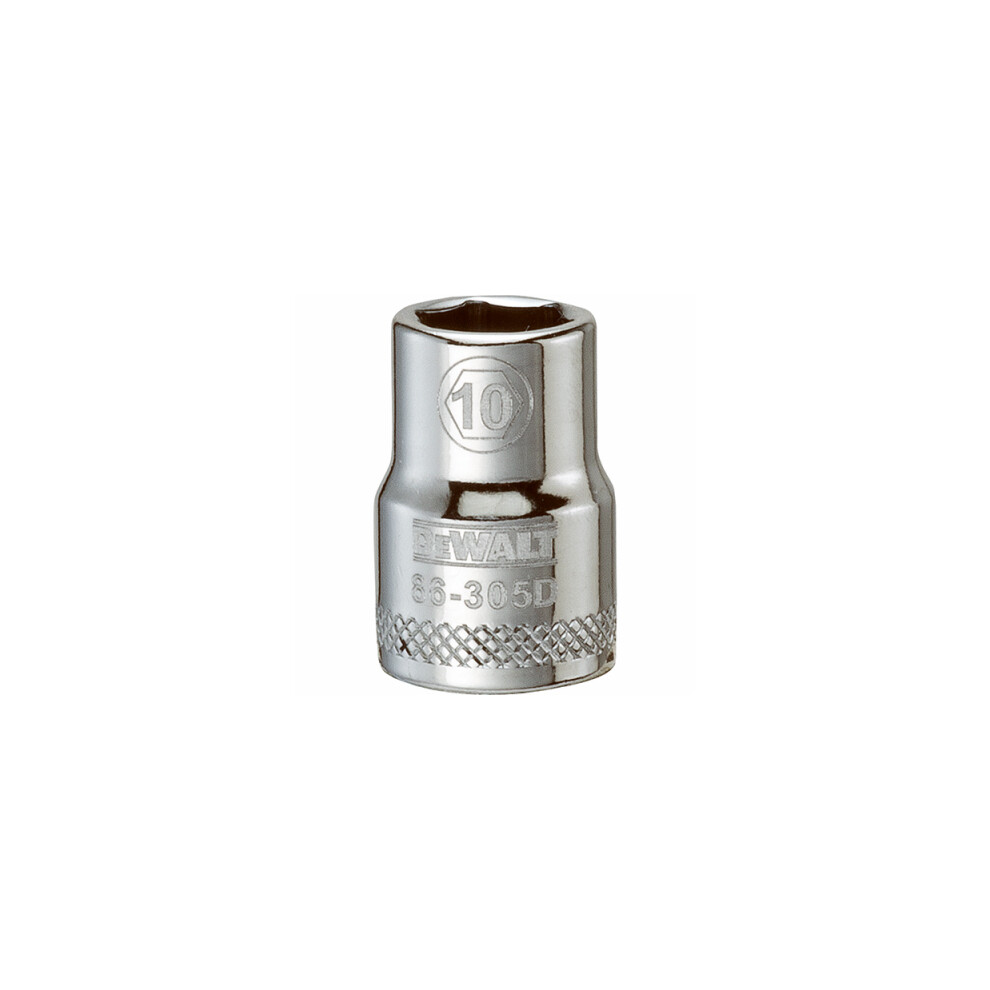 Metric Shallow Socket, 6-Point, 3/8-In. Drive, 10mm DWMT86305OSP