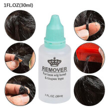 1 Pc 30ml Adhesive Tape Remover For Tape Hair Extensions And Lace Wig Glue Bond