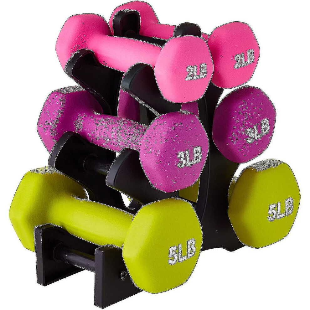 Compact Dumbbell Holder Home Gym Exercise Weight Rack For Dumbbells 