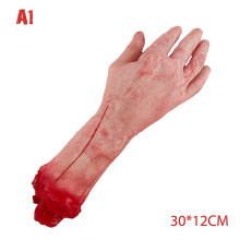 Scary Arm Hand Cut Off Bloody Fake Latex Life Size Arm Hand Scary Halloween Prop