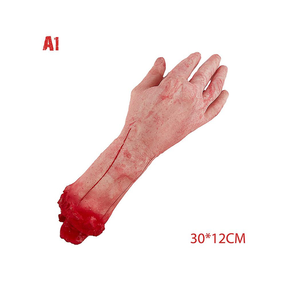 Scary Arm Hand Cut Off Bloody Fake Latex Life Size Arm Hand Scary Halloween Prop