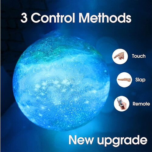 Moon Lamp Lava Lamp Night Light And Usb Rechargeable12cm 2