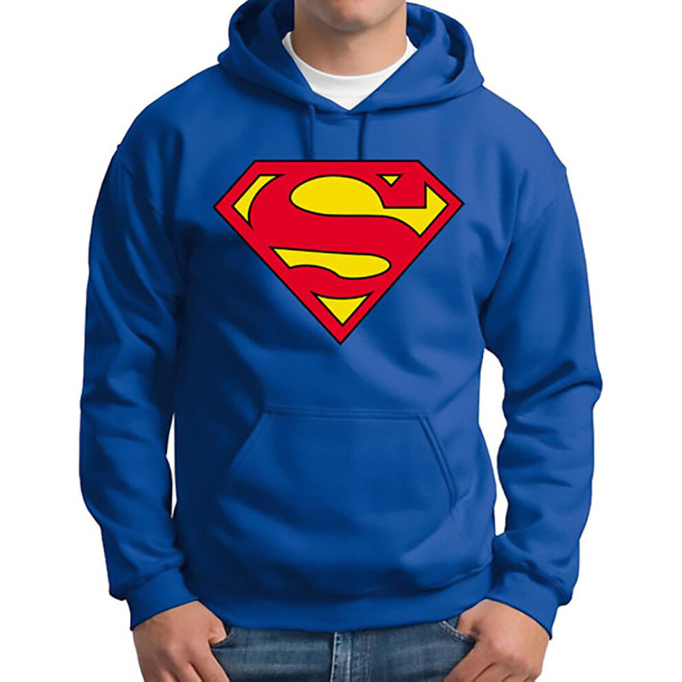 (2XL) Mens Tops Superman Batman Hoodie Pullover Sweatshirt