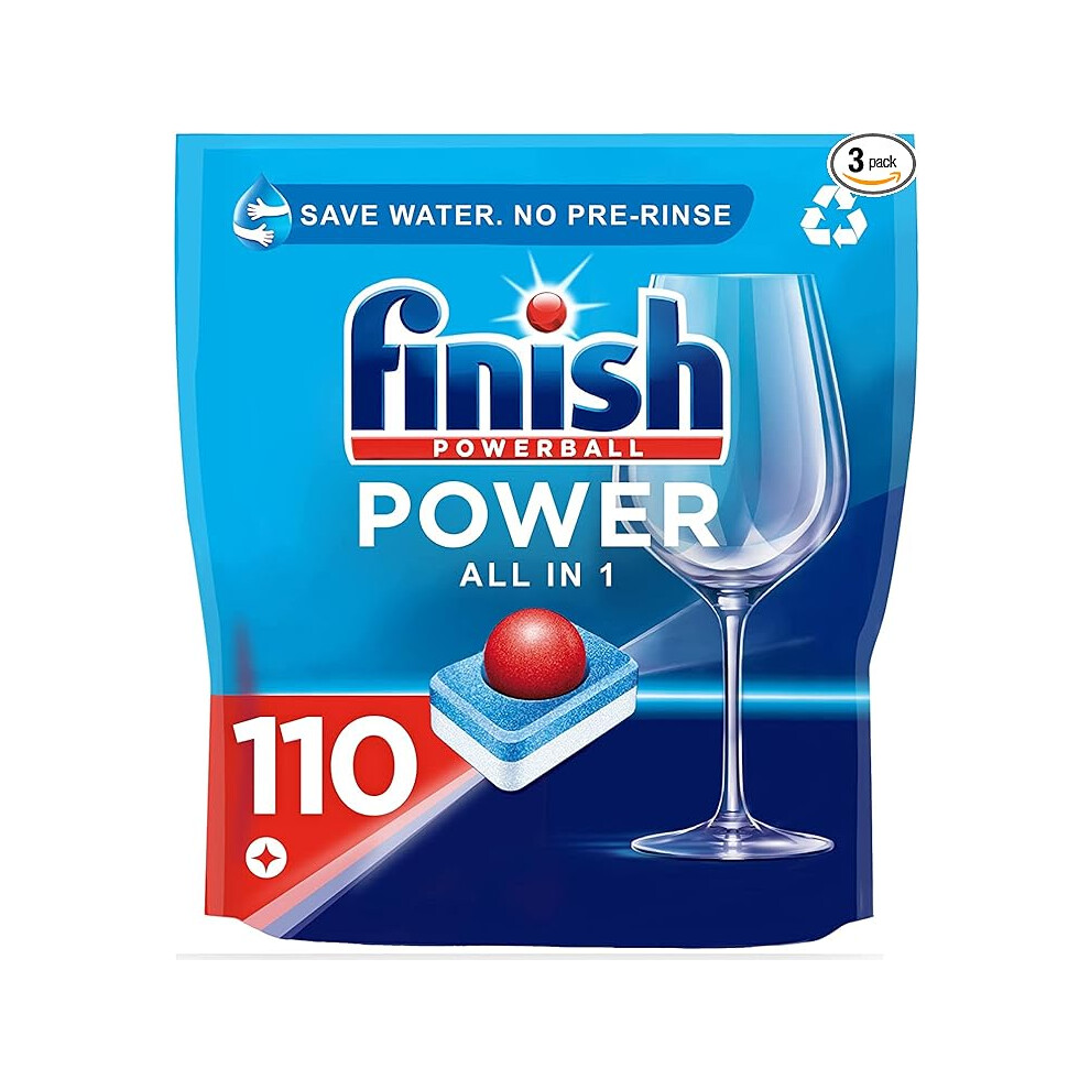 Finish Max All in 1 Powerball, 110 Tabs