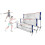 Portable Folding Simple 4m Tennis Net Badminton Net 3