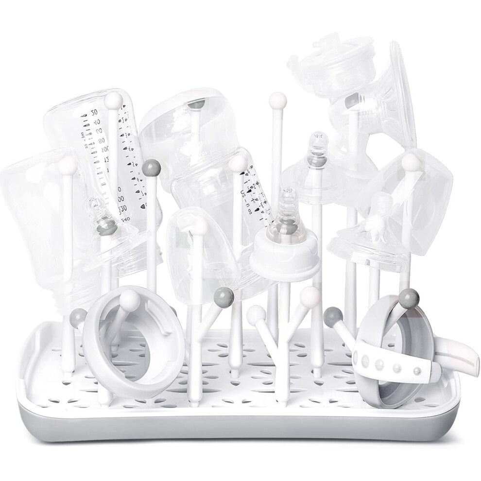 Baby bottle drain rack for bottle brush to dry cup holder storage rack