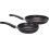 Tefal Tefal Taste Twin Pack, Aluminium Frying Pans, Pan Set, Pans 20 cm and 28 cm diameter, Non-Stick, Black, Pack of 2, B189S244 2