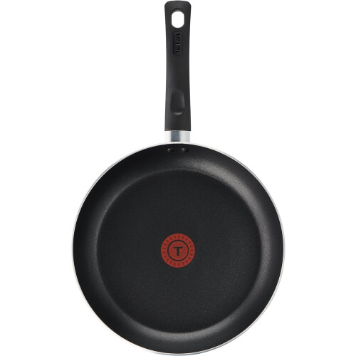 Tefal Tefal Taste Twin Pack, Aluminium Frying Pans, Pan Set, Pans 20 cm and 28 cm diameter, Non-Stick, Black, Pack of 2, B189S244 2