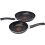 Tefal Tefal Taste Twin Pack, Aluminium Frying Pans, Pan Set, Pans 20 cm and 28 cm diameter, Non-Stick, Black, Pack of 2, B189S244 5
