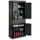 Costway Large Pantry Cabinet Freestanding Kitchen Accent Storage Cabinet Black 1