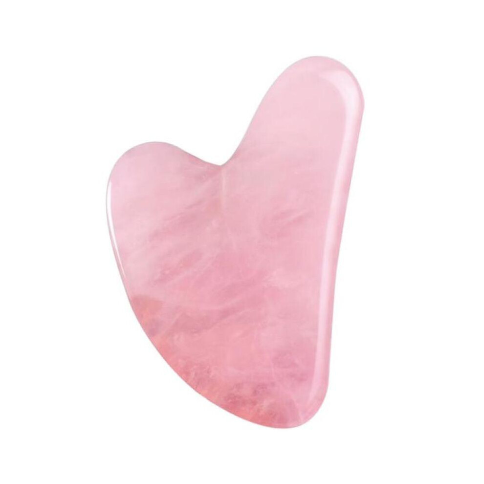 Pink Gua Sha Jade Rose Quartz - Face Board For Facial Massage