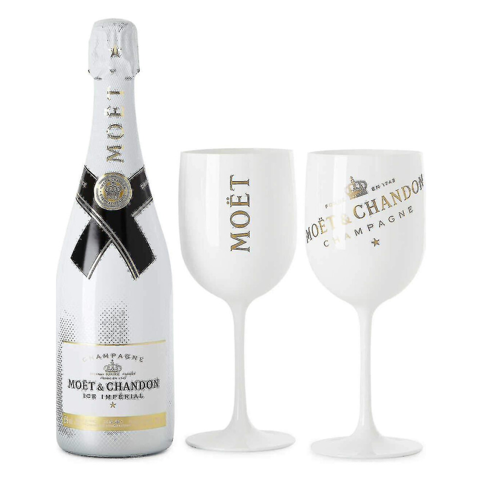 Clearance Sale 2piece Of Plastic Wine Party White Champagne Moet