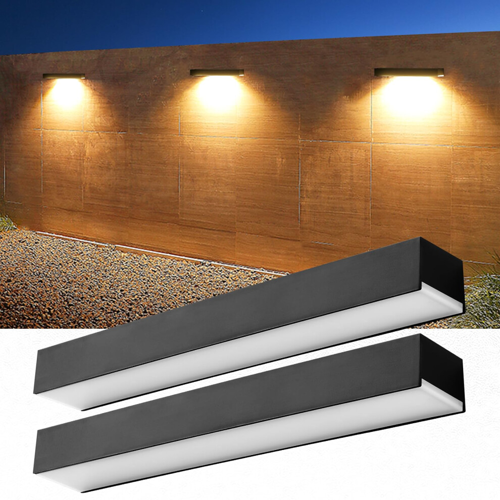 Solar Wall Light Outdoor, Bright Solar Wall Light Outdoor Waterproof, LED Solar Porch Light Wall Mount Fixture for Patio Deck Garage Front Porch