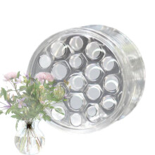 (S) 2Pcs Spiral Ikebana Stem Holder Clear Floral Arrangement