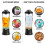 (TCPUSBB600 UB) Total Chef Portable Blender 600 ml Smoothie Maker 7