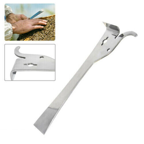 Beekeeper Scraper Hive Beekeeping Tool Bee Hook Equip Stainless Steel Scraper 2