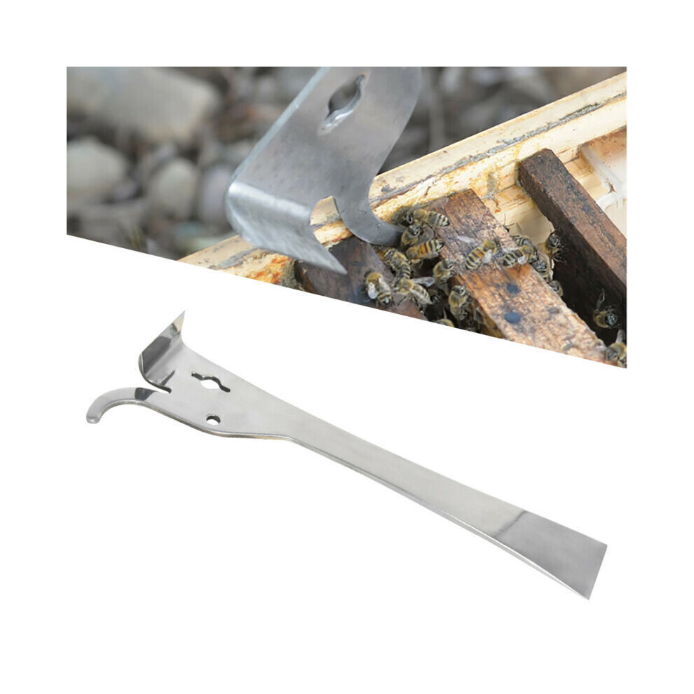 Beekeeper Scraper Hive Beekeeping Tool Bee Hook Equip Stainless Steel Scraper 9448871737990