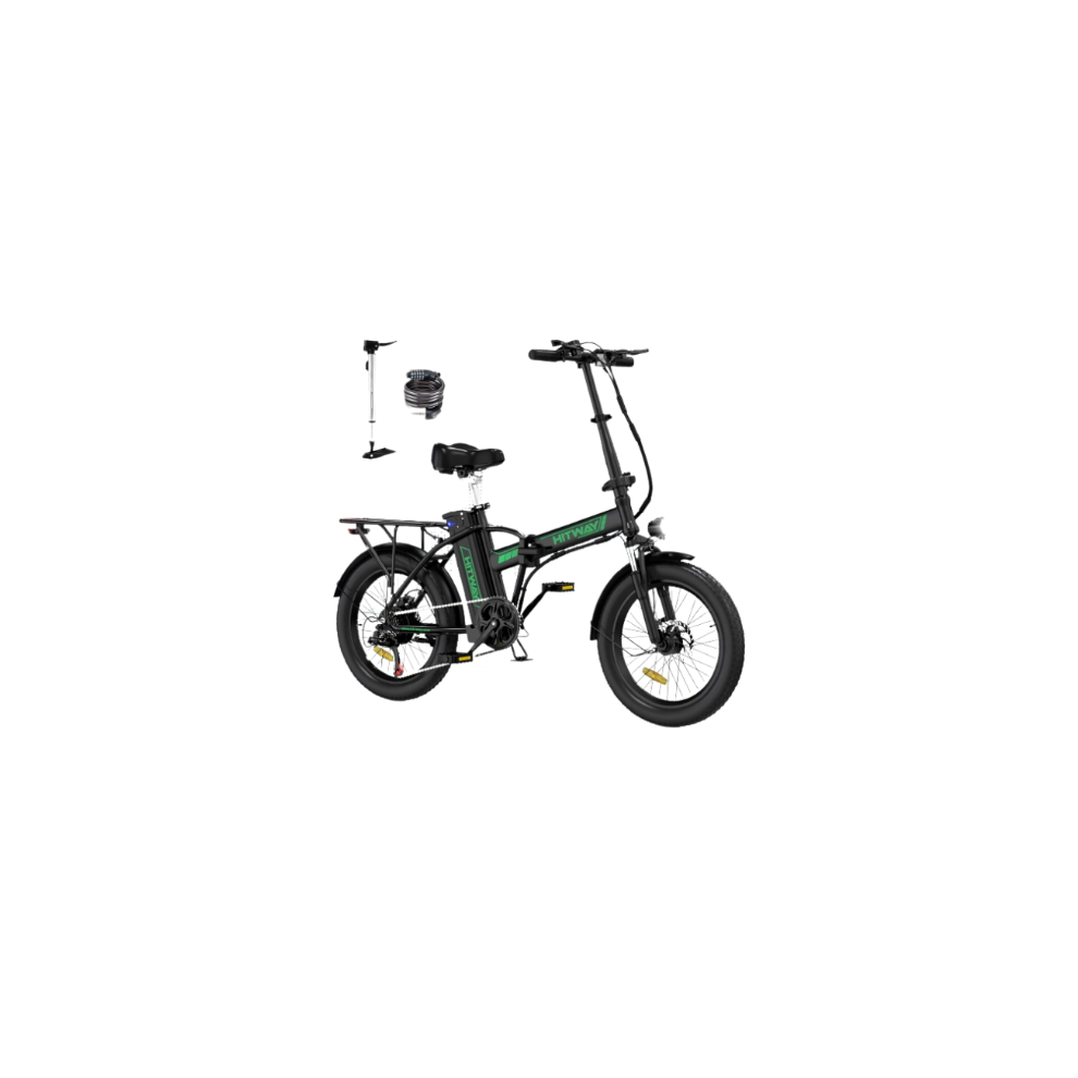 HITWAY BK11 Electric Folding Bike, 20 Fat Tire E Bike 250W 36V/11.2Ah Battery