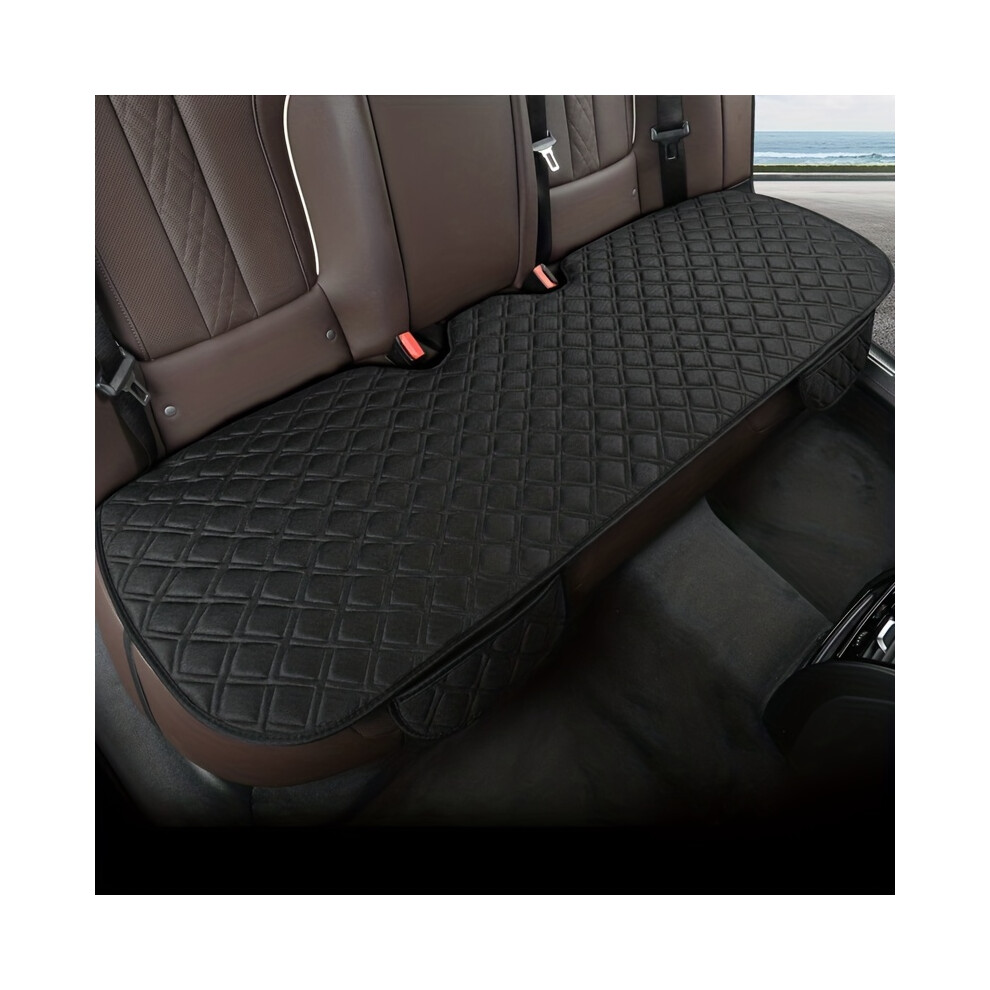 (Black) Car Front Or Rear Seat Protector, Universal Seat Cushion For Most Car Black 9431138786138