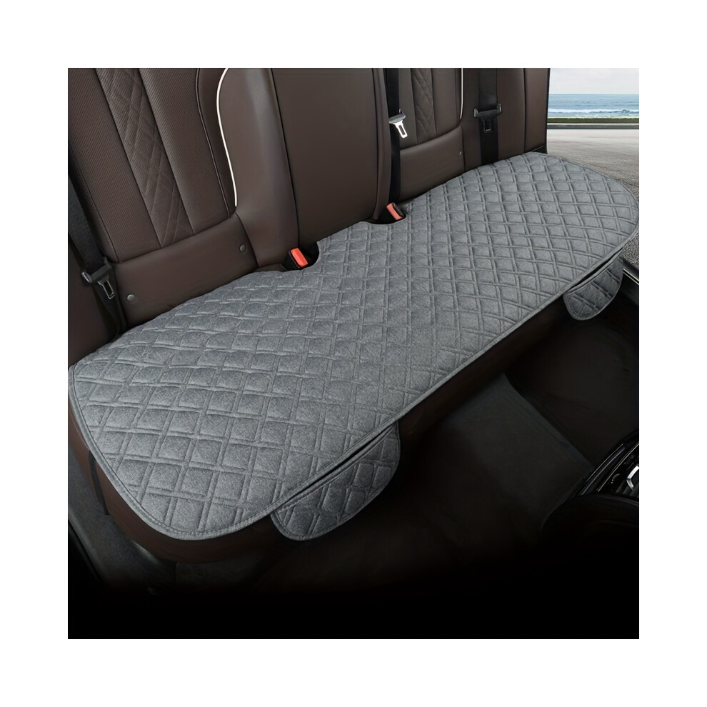 (Gray) Car Front Or Rear Seat Protector, Universal Seat Cushion For Most Car Gray 9431138786152
