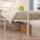 (White, Double) Metal Bed Frame with Headboard Footboard Modern 7