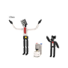 (#1) Skibidi Toilet Toiletman Speakerman Figurines d'action en blocs de construction