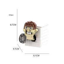 (#11) Skibidi Toilet Toiletman Speakerman Figurines d'action en blocs de construction