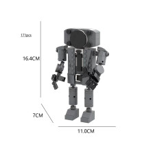 (n 3) Skibidi Toilet Toiletman Speakerman - Blocs de construction et figurines d'action
