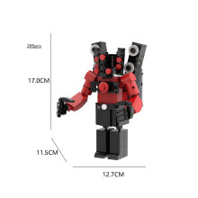 (#2) Skibidi Toilet Toiletman Speakerman Blocs de construction Jouet Figurines d'action