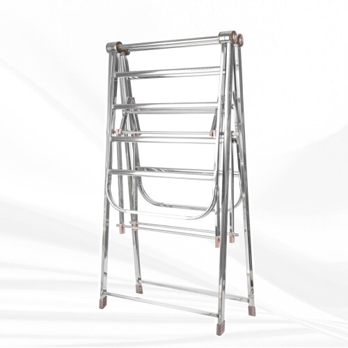 Clothes Airer,Foldable Clothes Drying Rack Column Stainless Steel Rack 1
