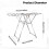 Clothes Airer,Foldable Clothes Drying Rack Column Stainless Steel Rack 5