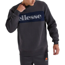 (Charcoal and Navy, S) ELLESSE Mens Sweatshirts Winter Jumper