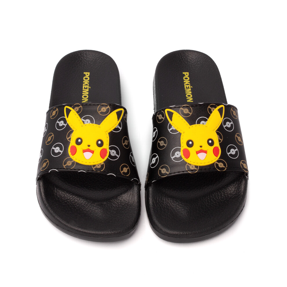 (1 UK) Pokemon Sliders (Boys Black)