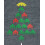 (Small) Space Invaders Christmas Jumper (Mens Grey) 3