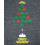 (Small) Space Invaders Christmas Jumper (Mens Grey) 4