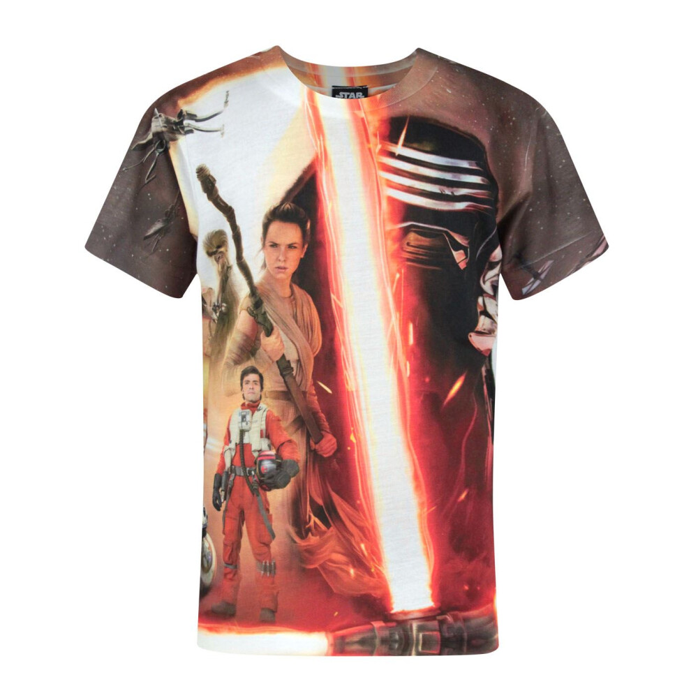 (5-6 Years) Star Wars Short Sleeved T-Shirt (Boys Red)