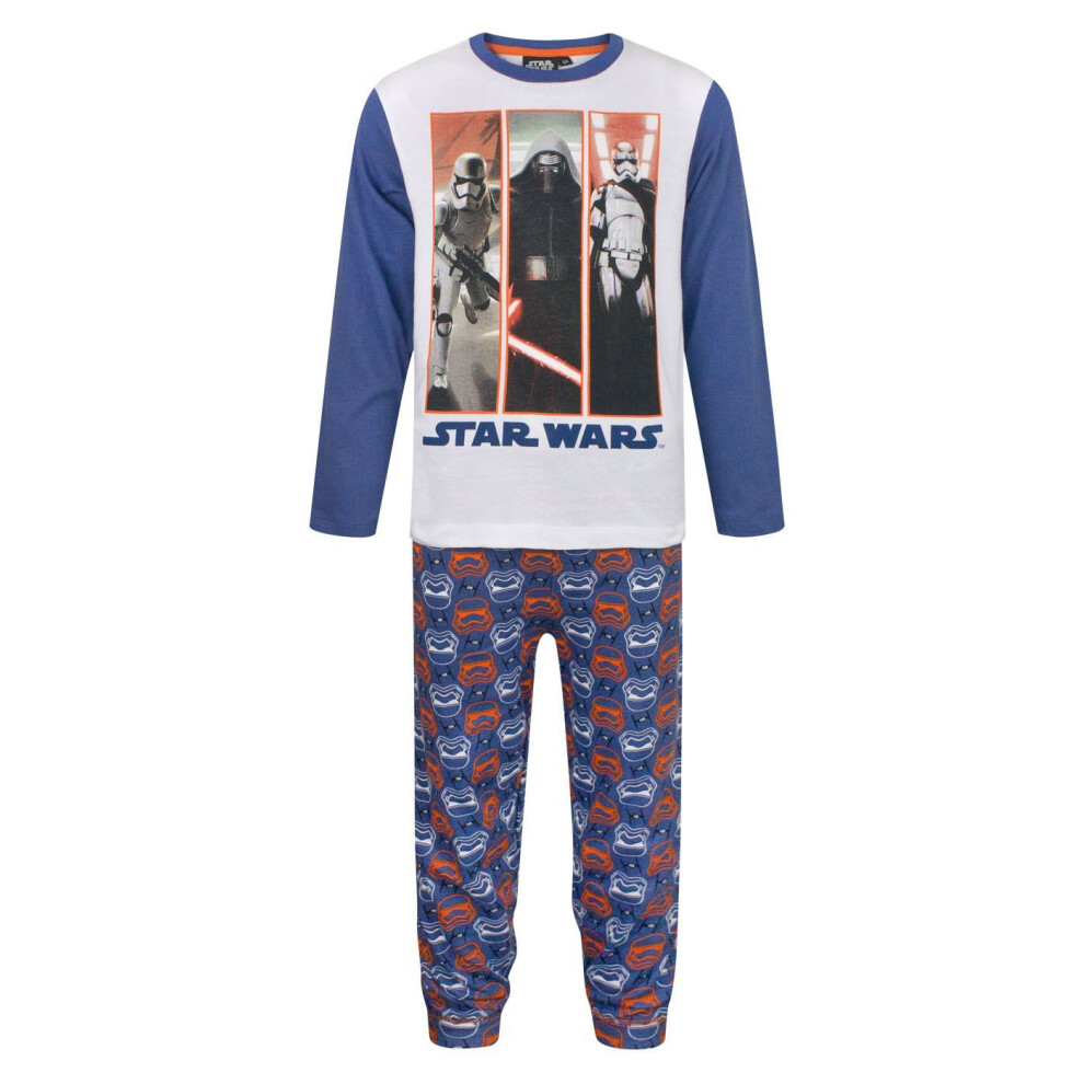 (4 Years) Star Wars Short Sleeve Short Leg Pyjama Set (Boys Blue)