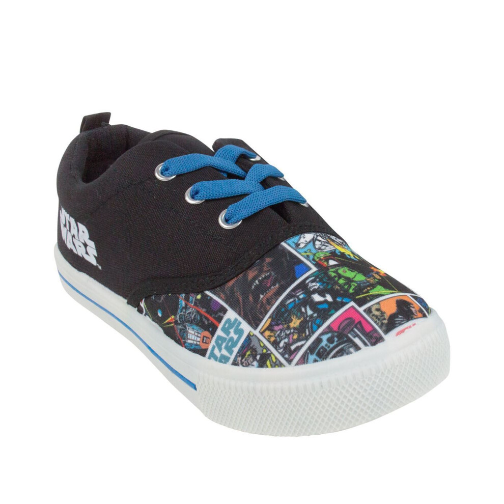 (11 UK) Star Wars Velcro Trainers (Boys Multicoloured)