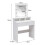 Living And Home Makeup Dressing Table with Lighted Mirror 5