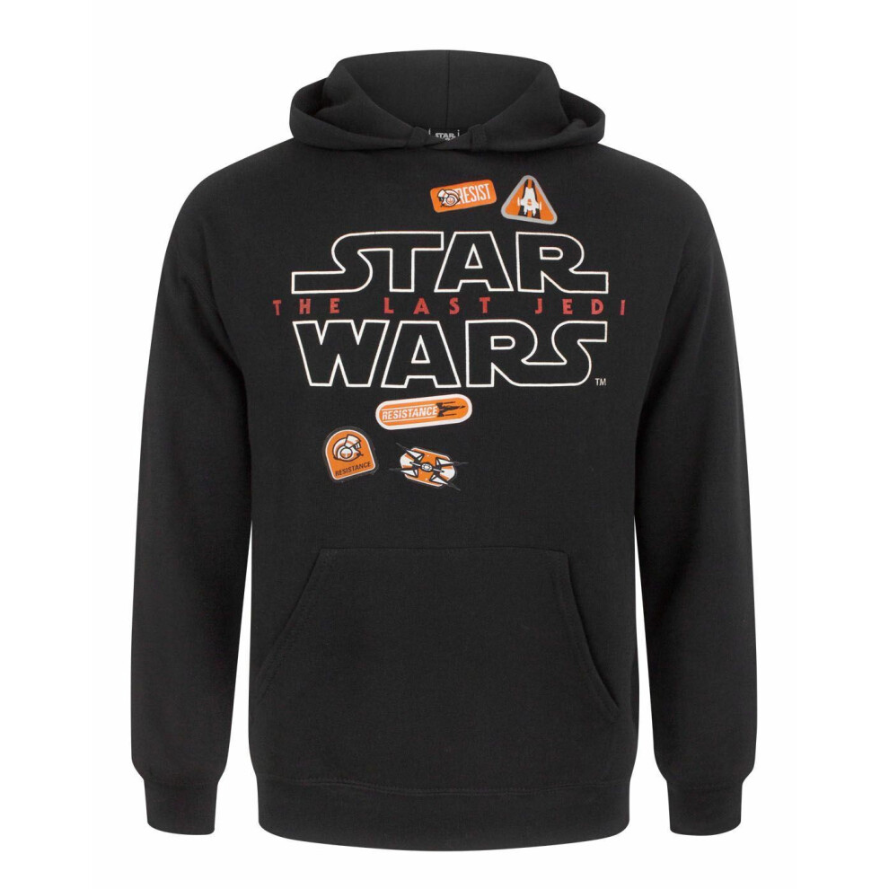 (Small) Star Wars Hoodie (Mens Black) 