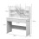 Living And Home Modern Hollywood Vanity Desk with Lighted Mirror 5